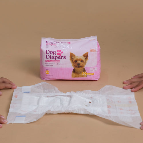 Pawfection Female Dog Diapers, Size XS, 20 ct