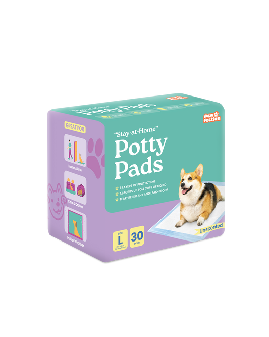 Pawfection "Stay-at-Home" Potty Pads, Size L (23.6" x 29.5")