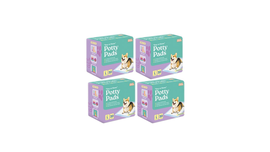 Pawfection "Stay-at-Home" Potty Pads, Size L (23.6" x 29.5")